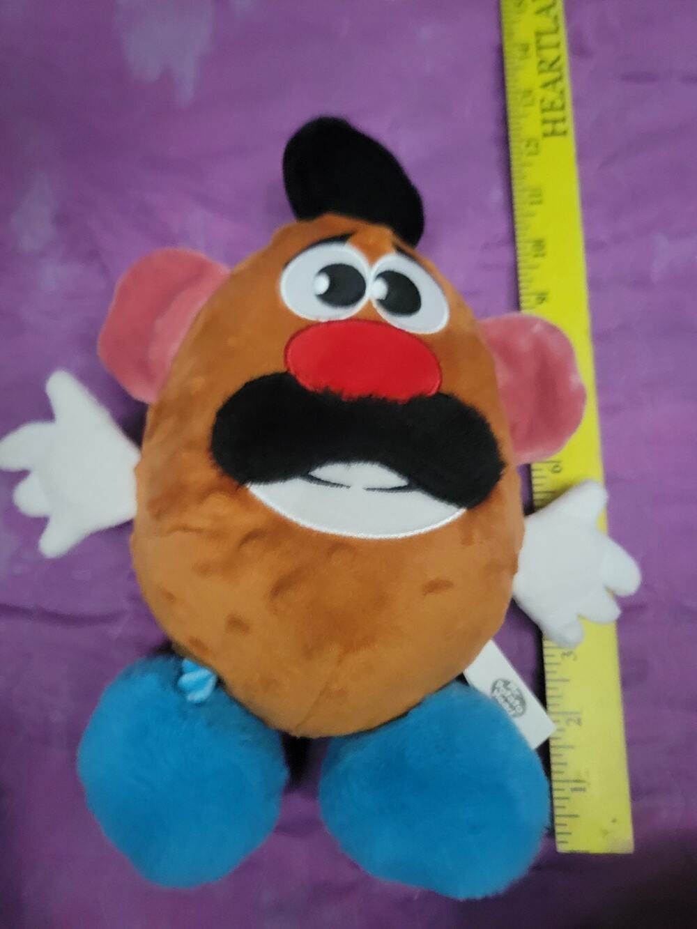 Hasbro Mr. Potato Head Plush Stuffed Toy Squeaky Crinkle Dog Toy